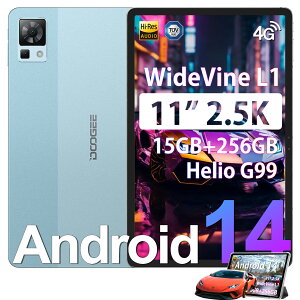 �y������9000�~�I�t�zDOOGEE T30 Pro Android14 �^�u���b�g 11�C���` 2.5k �^�u���b�g G99 8�R�ACPU RAM 20GB&15GB/ROM 256GB+Max 2TB SIM�t���[ 4G LTE&WIFI���f�� 4�X�s�[�J�[|Wideline L1|��F��|20MP SONY�J����|8580mAh|GPS 
