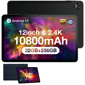 【数限定9000円オフ＆ケース付き】DOOGEE T20Ultra AndroidタブレットHelio G99 12インチ 大画面タブレット 32GB RAM+256GB ROM+2TB拡張 2.4K IPSディスプレイ 4G LTE&WIFIモデル タブレット 10800mAh 18W急速充電|Widevine L1|TUV認証済|1600万画素|GPS|GMS