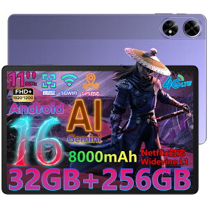 y6000~ItzVoGemini AI^ubg Android16^ubg DOOGEE TabG6+ 11C`^ubg SIMt[ ^ubg 32GB RAM+256GB ROM+2TBg FHD 90Hz 8RA T7280 CPU 8000mAh/Widevine L1 Netflix/F
