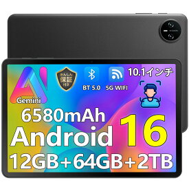 【限定 50%オフ】GeminiAI Android 16 タブレット DOOGEE A9 10インチタブレット 60Hz 12GB RAM+64GB ROM+2TB拡張対応 2.0GHz T310 CPU WI-FIモデル 6580mAh大容量バッテリー 8MP+5MP WEBカメラ 顔認識+WPS Office+無線投影+BT5.0+GMS+1年保証付き