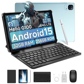 【期間限定9000円オフ&GeminiAIタブレット】Android15タブレット DOOGEE Tabe3セット版 11インチタブレット SIMフリー タブレット 30GB RAM+256GB ROM+2TB拡張 FHD大画面 90Hz 8コア G100 CPU 8000mAh/顔認識/GMS/WIFIモデル&4G LTE/GPS/ケース付き