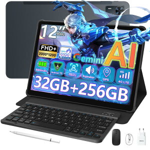 yԌ9000~ItzVo GeminiAI^ubg Helio G100 Android15^ubg DOOGEE Tabe3+Zbg 12C`^ubg SIMt[ ^ubg 32GB RAM+256GB ROM+2TBg FHD+ 90Hz 8800mAh/F/GMS/WIF