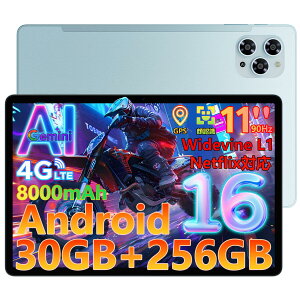 y6000~ItzGeminiAI Android16^ubg DOOGEE TabG6 SIMt[ 11C`^ubg SIMt[ ^ubg 30GB RAM+256GB ROM+2TBg FHD 90Hz 8RA T7250 CPU 8000mAheʃobe[/Widevine L1 Net