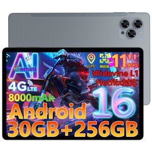 y6000~ItzGeminiAI Android16^ubg DOOGEE TabG6 SIMt[ 11C`^ubg SIMt[ ^ubg 30GB RAM+256GB ROM+2TBg FHD 90Hz 8RA T7250 CPU 8000mAheʃobe[/Widevine L1 Net