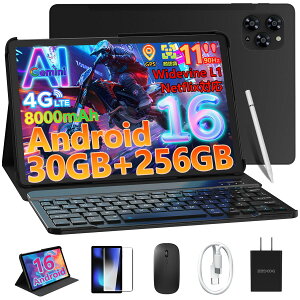 yԌ6000~ItzAndroid16^ubg DOOGEE TabG6Zbg 11C`^ubg SIMt[ ^ubg 30GB RAM+256GB ROM+2TBg FHD 90HztbV 8RA T7250 CPU 8000mAh/Widevine L1 Netflix/