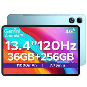 �y���Ԍ���50%OFF�z SIM�t���[ Android16 �^�u���b�g DOOGEE TABG6MAX 13.4�C���` ���� AI�@�\ T7280 8�R�A 32GB RAM+256GB ROM+2TB�g���� FHD+ 11000mAh��e�ʃo�b�e���[ 18W�}���[�d 4G LTE WI-FI���f�� Widevine L1 Netflix