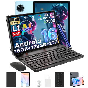 Android16 �^�u���b�g �A���h���C�h16 ANYREAL U11�Z�b�g�� �P�[�X �^�u���b�g�[�� �{�� �^�u���b�g�{�� Gemini AI�^�u���b�g 11�C���` ���� Wi-Fi���f�� �^�u���b�g11�C���` �L�[�{�[�h�t�� 16GB RAM 128G