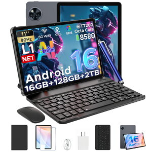 Android16 �^�u���b�g �A���h���C�h16 ANYREAL U11�Z�b�g�� �P�[�X �^�u���b�g�[�� �{�� �^�u���b�g�{�� Gemini AI�^�u���b�g 11�C���` ���� Wi-Fi���f�� �^�u���b�g11�C���` �L�[�{�[�h�t�� 16GB RAM 128G