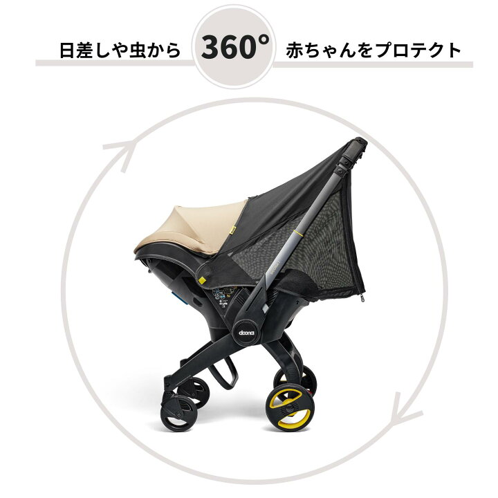 doona ドゥーナ ISOFIXベース 360°プロテクション タイヤカバー 還る