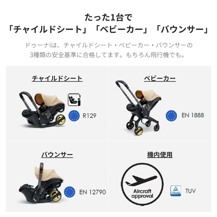楽天市場】ドゥーナi × ISOFIXベース セット 期間限定 新生児 