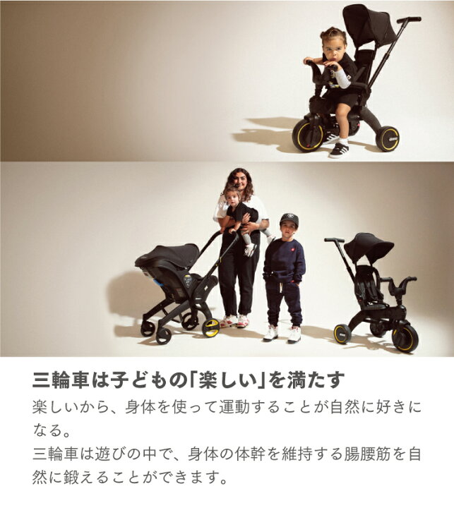 楽天市場】リキトライク ニトロブラック 世界最小 折りたたみ 三輪車 