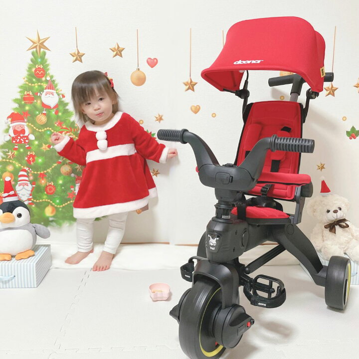 楽天市場】リキトライク ファイヤーレッド 世界最小 折りたたみ 三輪車 