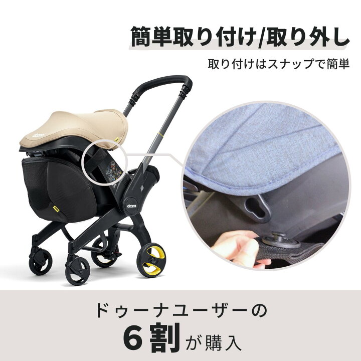 楽天市場】ドゥーナi スナップバッグ ベビーカー収納バッグ 簡単着脱 