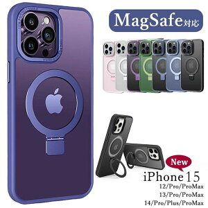 �����O Plus�Ή� 14 �}�O�l�b�g���� �w�ʃN���A Pro 12 �L�b�N�X�^���h �����O�z���_�[�t�� �X�^���h��̌^�P�[�X ���C�����X�[�dOK MagSafe�Ή� iPhone16 ������ ���G�肳�炳�� iPhone16�P�[�X 13 15 11 