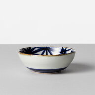 あす楽　波佐見焼BARBAR（旧馬場商店/マルヒロ）いろは麻の葉文中鉢size:φ14×H5cm[中川政七商店 煮物鉢…
