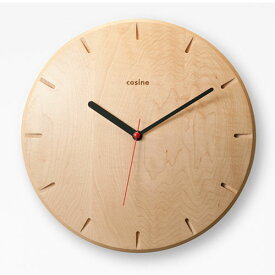 コサインcosineno.270時計メープル材[木の時計木製時計無垢の掛け時計北欧風のおしゃれな時計]［お取り寄せ品］【P10】
