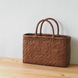 かごややまぶどう籠横長・大SA-9051W35×D11×H22cm[山葡萄山ぶどう天然素材艶かごバッグ上質一生物おでかけ夏祭り母の日ご褒美ギフトプレゼントタクミ製作所]【P10】