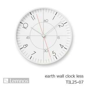 Lemnos@^J^mXearth wall clock less@A[X EH[ NbN X@TIL25-07200×d42mm[ Âȕbj XC[vZRh |v ܏\ В EkCzs ]