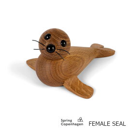 SPRING COPENHAGEN（スプリングコペンハーゲン）FEMALE SEAL(フィーメイル シール)［インテリア オブジェ 木のおもちゃ］