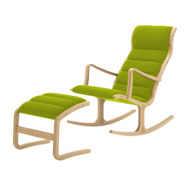 天童木工 菅沢光政 ロッキングチェア S-5226WB-NT 楽天市場】ロッキングチェア S-5226WB-NT グレードC1 1966年 天童木工