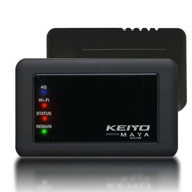 KEIYO車載対応Wi-Fiルーター［サクッとWi-Fi］バッテリーレス USB電源使用 車用Wi-Fi 買い切り リチャージ式Wi-Fi マルチキャリア切り替え AN-S117