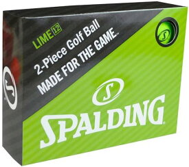 SPALDING(スポルディング) マットカラー ゴルフボール 1ダース(12個入り) ライム SPBA-3769