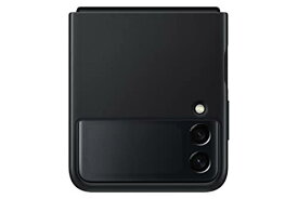 Galaxy Z Flip3 5G Leather Cover/ブラック [by Galaxy純正 国内正規品]EF-VF711LBEGWW