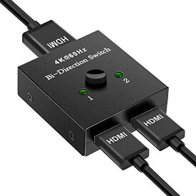 【次世代HDMI切替器】avedio links HDMI 分配器 4K 60Hz HDMI 切り替え器/セレクター 双方向 1入力2出力/2入力1出力 電源不要 HDCP 2.2 HDMI2.0 手動 モニター/ディスプレイ切替【DVDプレーヤー/PS3/PS4/PS5/Switch/Fire TV Stick/Chromecast/Xboxに適用】