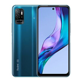 シャオミ(Xiaomi) SIMフリースマートフォン Redmi Note 10T 日本語版 4GB+64GB 6.5インチ 90Hzディスプレイ 5000mAhバッテリー 18W急速充電 おサイフケータイ対応 防水防塵 指紋/顔認証 Android レイクブルー docomo/au/SoftBank/Rakuten Mobile 回線対応