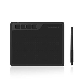 GAOMON ペンタブ S620 6.5x4インチ 板タブ 筆圧8192レベル 4つショートカットキー 充電不要ペン Windows/mac/Android対応 イラスト デザイン クリスタ オンライン授業 初心者 ペンタブレット