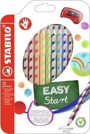 STABILO スタビロ 水彩色鉛筆 イージーカラー 右手用 12色 332-12