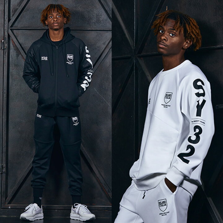 楽天市場】SY32 by SWEETYEARS セットアップ double knit zip SET UP 