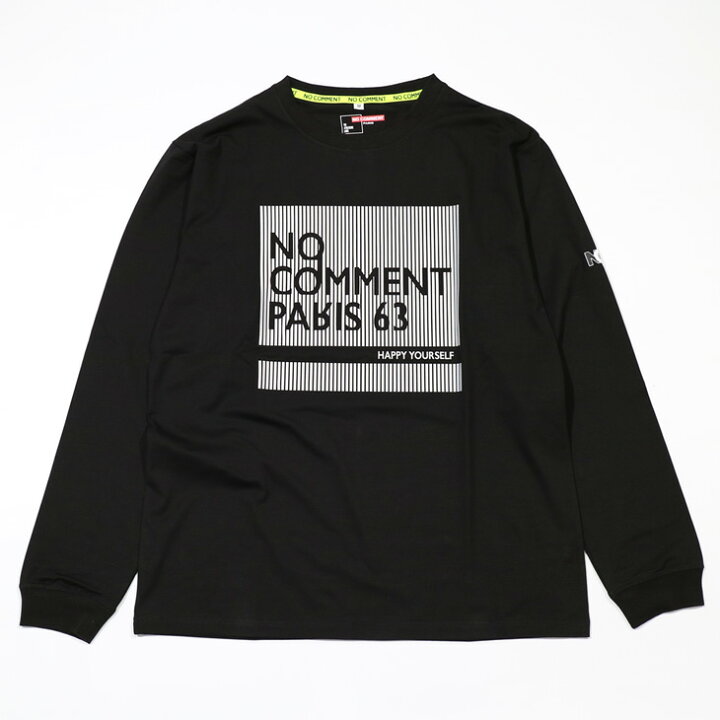 NO COMMENT PARIS ノーコメントパリ NO COMMENT PARIS ロンT ストレッチ Tシャツ 長袖 0706 セレクトショップ Door