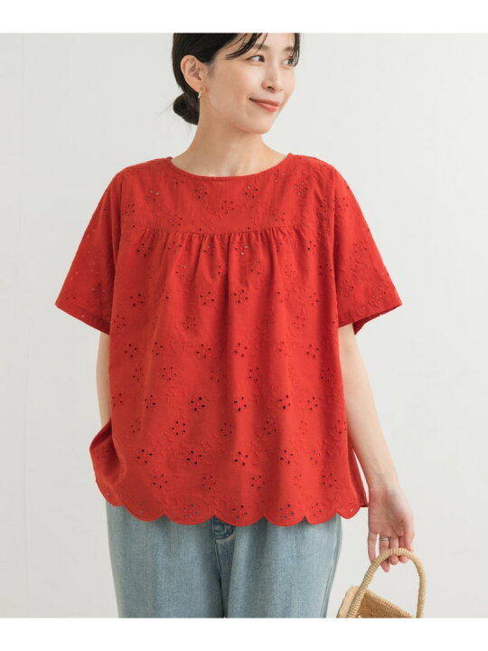 楽天市場】【SALE／40%OFF】アイレットレースラグランブラウス URBAN 