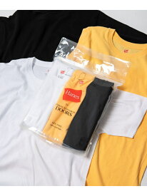 【SALE／60%OFF】『別注』Hanes*DOORS 3P T-SHIRTS URBAN RESEARCH DOORS アーバンリサーチドアーズ トップス カットソー・Tシャツ レッド【RBA_E】[Rakuten Fashion]