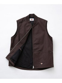 【SALE／70%OFF】『別注』Dickies×EKAL ワークベスト EKAL アーバンリサーチドアーズ トップス ベスト・ジレ ブラック ブラウン【RBA_E】【送料無料】[Rakuten Fashion]