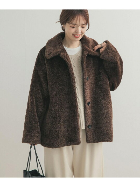 楽天市場】【SALE／30%OFF】コクーンシルエットボアコート URBAN 