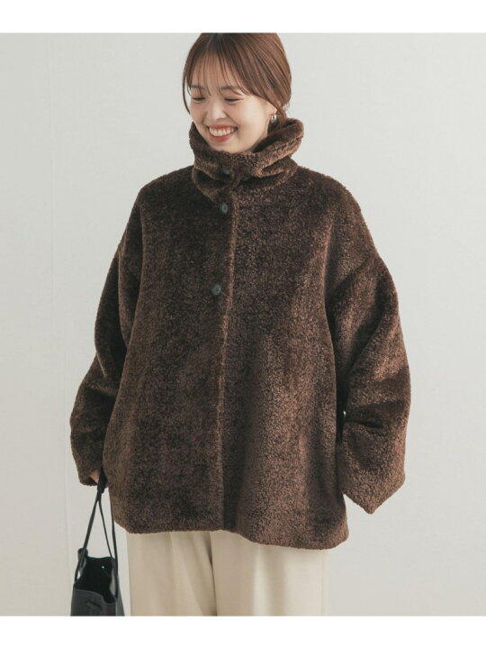 楽天市場】【SALE／30%OFF】コクーンシルエットボアコート URBAN 