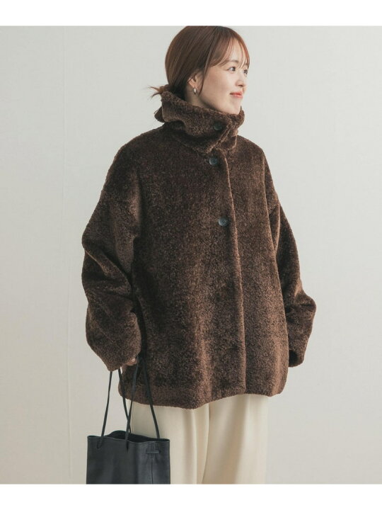 楽天市場】【SALE／30%OFF】コクーンシルエットボアコート URBAN 