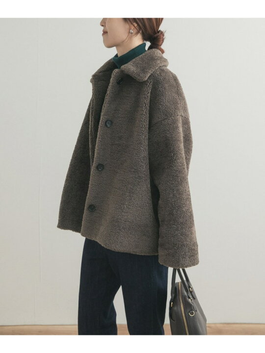 楽天市場】【SALE／30%OFF】コクーンシルエットボアコート URBAN 