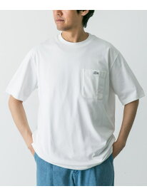 LACOSTE アウトラインクロックポケットTシャツ URBAN RESEARCH DOORS アーバンリサーチドアーズ トップス カットソー・Tシャツ ホワイト ブラック グリーン ネイビー ブルー【送料無料】[Rakuten Fashion]