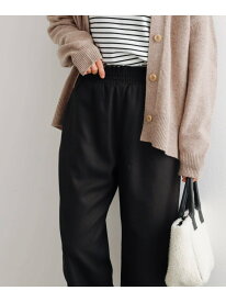 【SALE／50%OFF】ウールミックスツイルストレートリラックスパンツ URBAN RESEARCH DOORS アーバンリサーチドアーズ パンツ その他のパンツ ブラック ネイビー【RBA_E】【送料無料】[Rakuten Fashion]