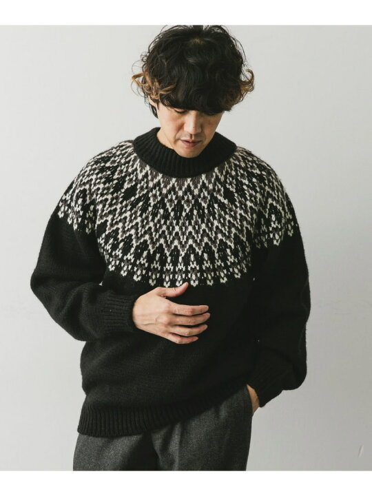 楽天市場】【SALE／50%OFF】求心柄モックネックニット URBAN RESEARCH 