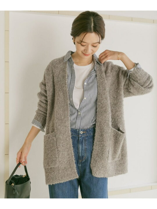 楽天市場】【SALE／40%OFF】ブークレニットカーディガン URBAN 