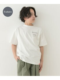 『親子リンク』『WEB/一部店舗限定サイズ』『別注』 1ポイント プリントTシャツ(KIDS) URBAN RESEARCH DOORS アーバンリサーチドアーズ トップス その他のトップス ホワイト ベージュ[Rakuten Fashion]