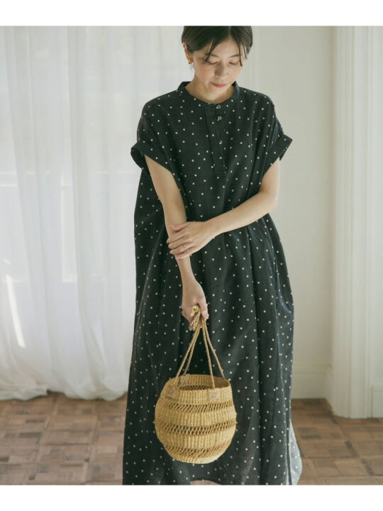 楽天市場】【SALE／20%OFF】リネンドットフレアワンピース URBAN  
