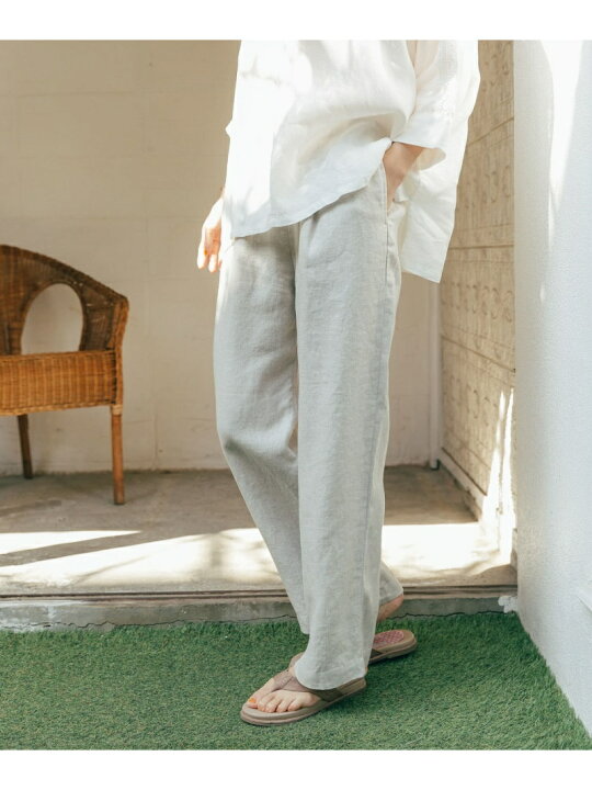 楽天市場】【SALE／20%OFF】リネンツイルイージーパンツ URBAN 