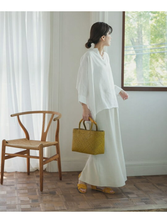 楽天市場】【SALE／30%OFF】リネンショルダーレーススキッパーブラウス 