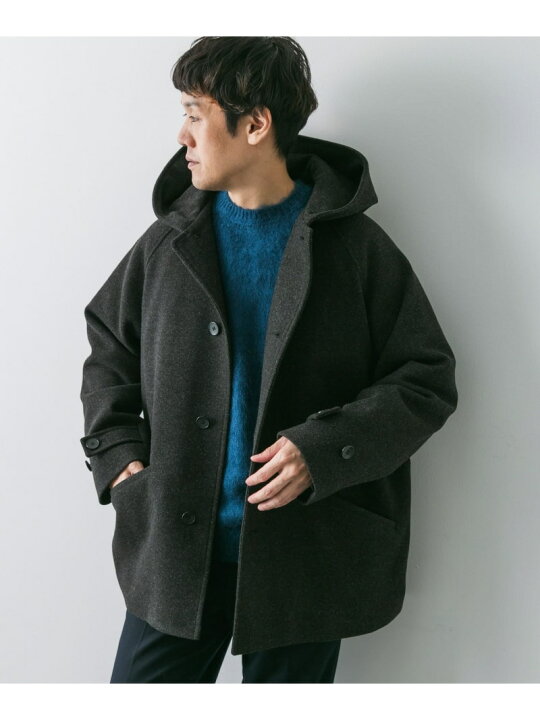 楽天市場】【SALE／60%OFF】ニットメルトン パデット フードハーフ 