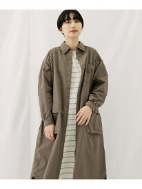 【SALE／50%OFF】『撥水』『UVカット』『別注』BURLAP OUTFITTER*EKAL サプレックスナイロンシャツワンピース EKAL アーバンリサーチドアーズ ワンピース・ドレス ワンピース グレー ブラウン【RBA_E】【送料無料】[Rakuten Fashion]